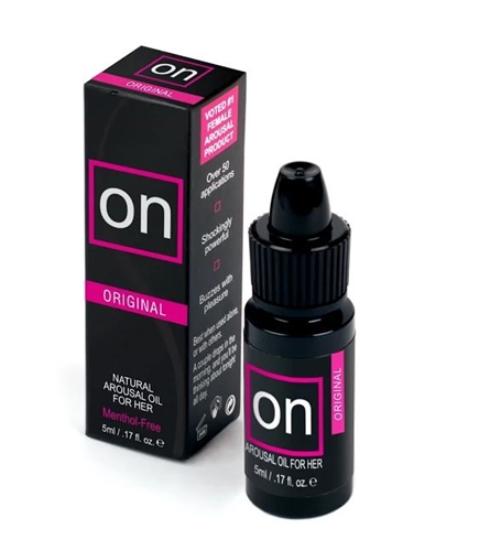 Sensuva - On Natural Arousal Oil - Original - Small Box - 0.17 Fl. Oz. - Lubricants, Creams & Glides