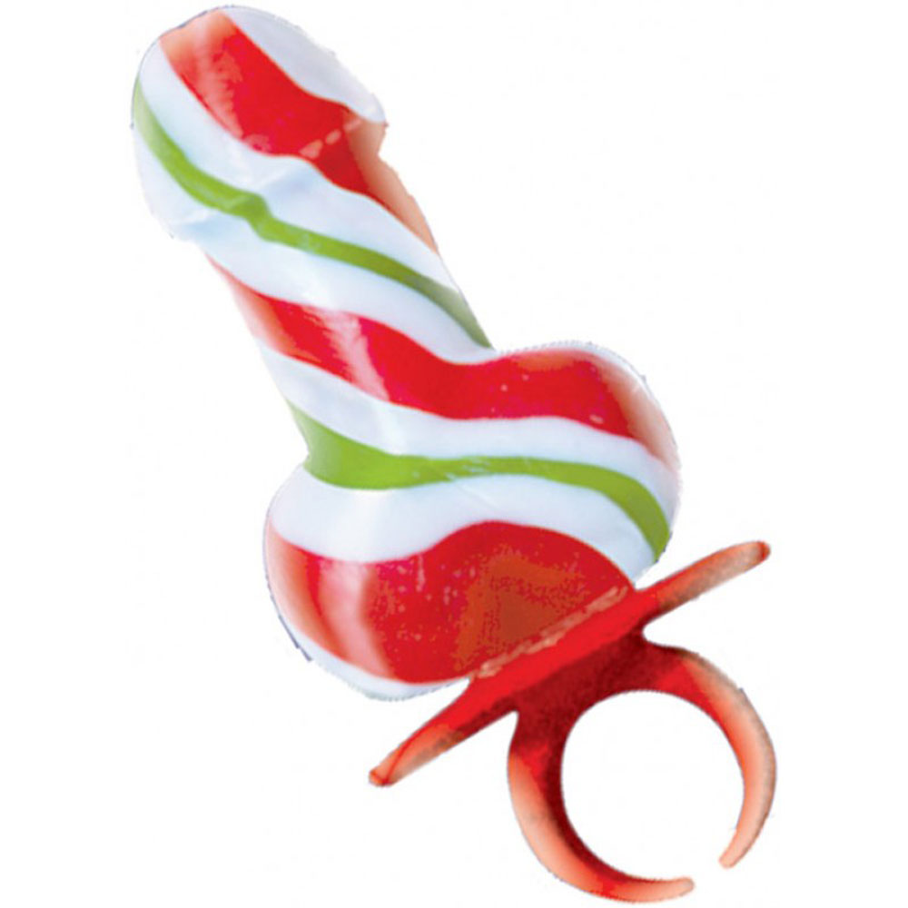Hott Products - Jingle Balls Holiday Cock Ring Pop - 12 Piece Display - Displays-Bowls & Wall Displays
