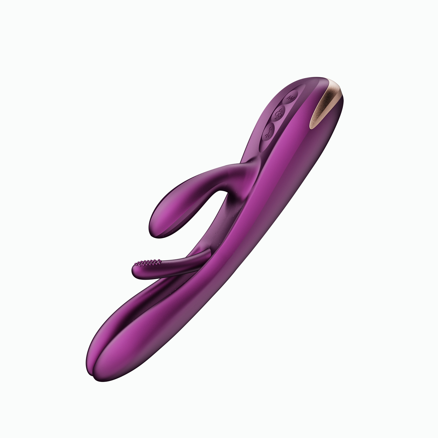 Honey Play Box - Terri - App Controlled Tapping Rabbit Vibrator - Purple - Eco-Friendly
