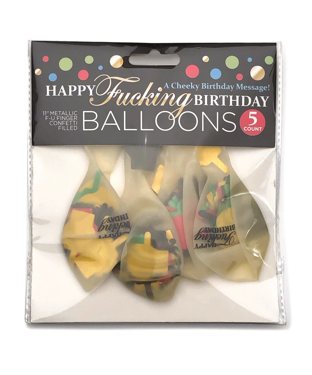 Little Genie - Happy Fucking Birthday Confetti Balloons - Novelties & Games