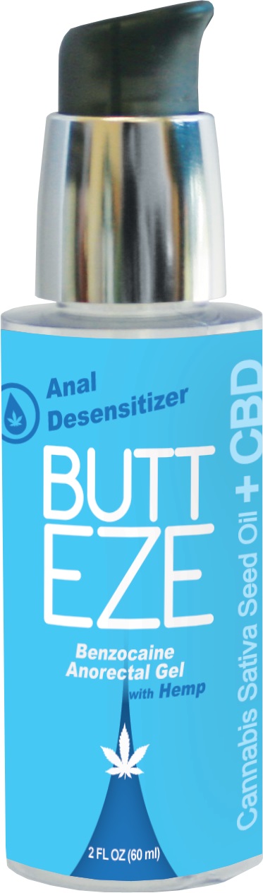 Body Action - Butt Eze Anal Desensitizer - 2 Fl. Oz. / 60 ml - Lubricants, Creams & Glides