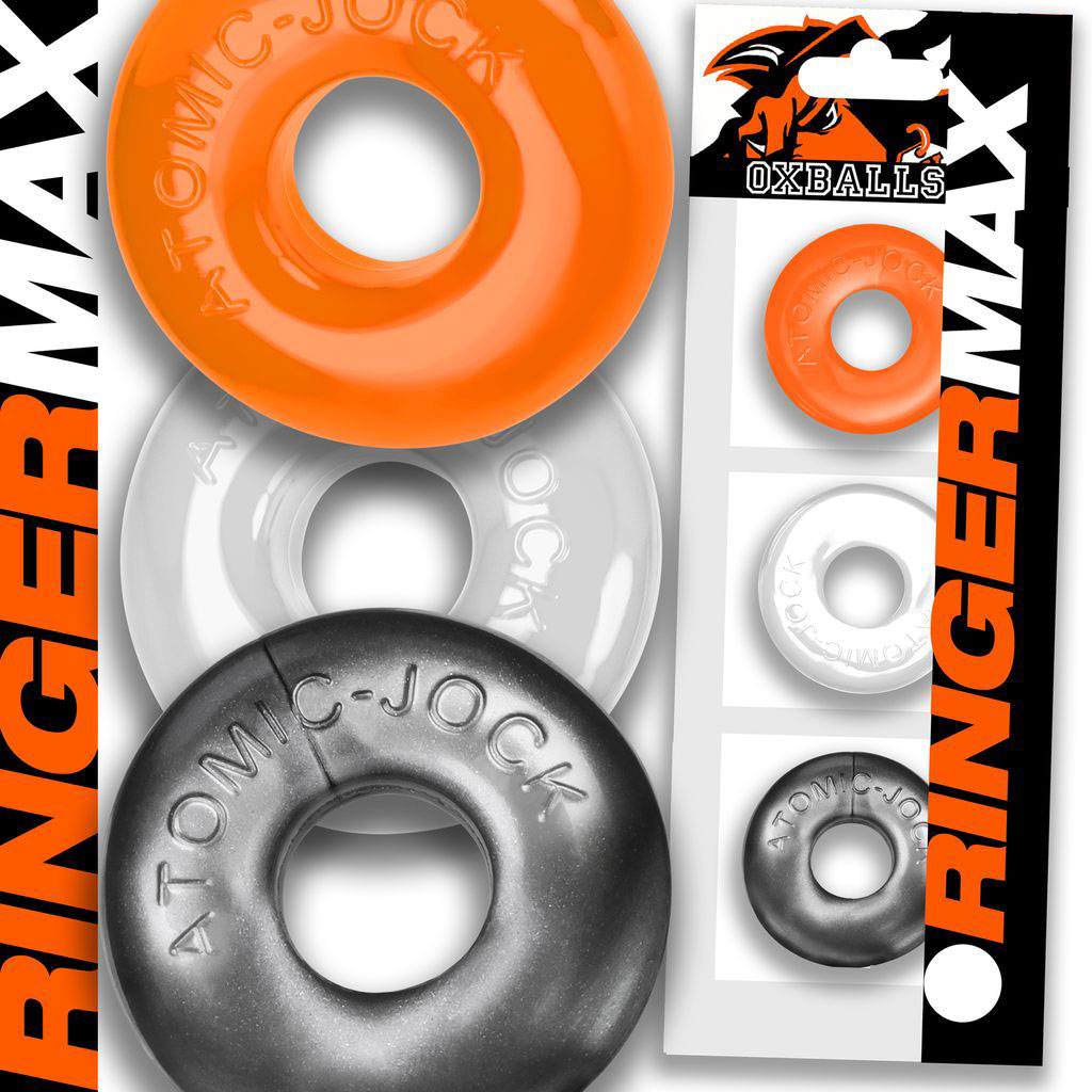 Oxballs - OxBalls Ringer Max 3-Pack Hazzard - Cockrings - TPE/TPR/Elastomers