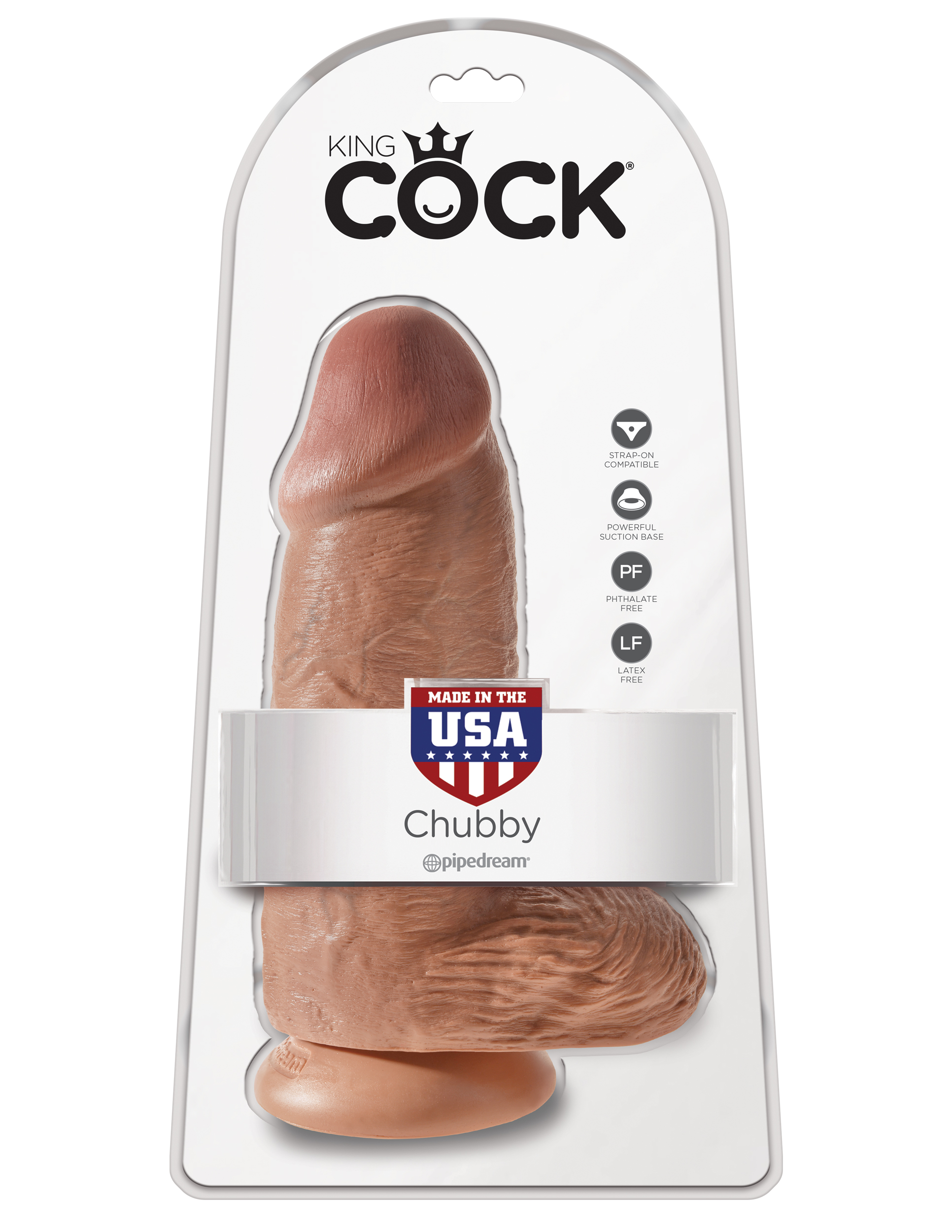 Pipedream - King Cock Chubby - Tan - Dildos