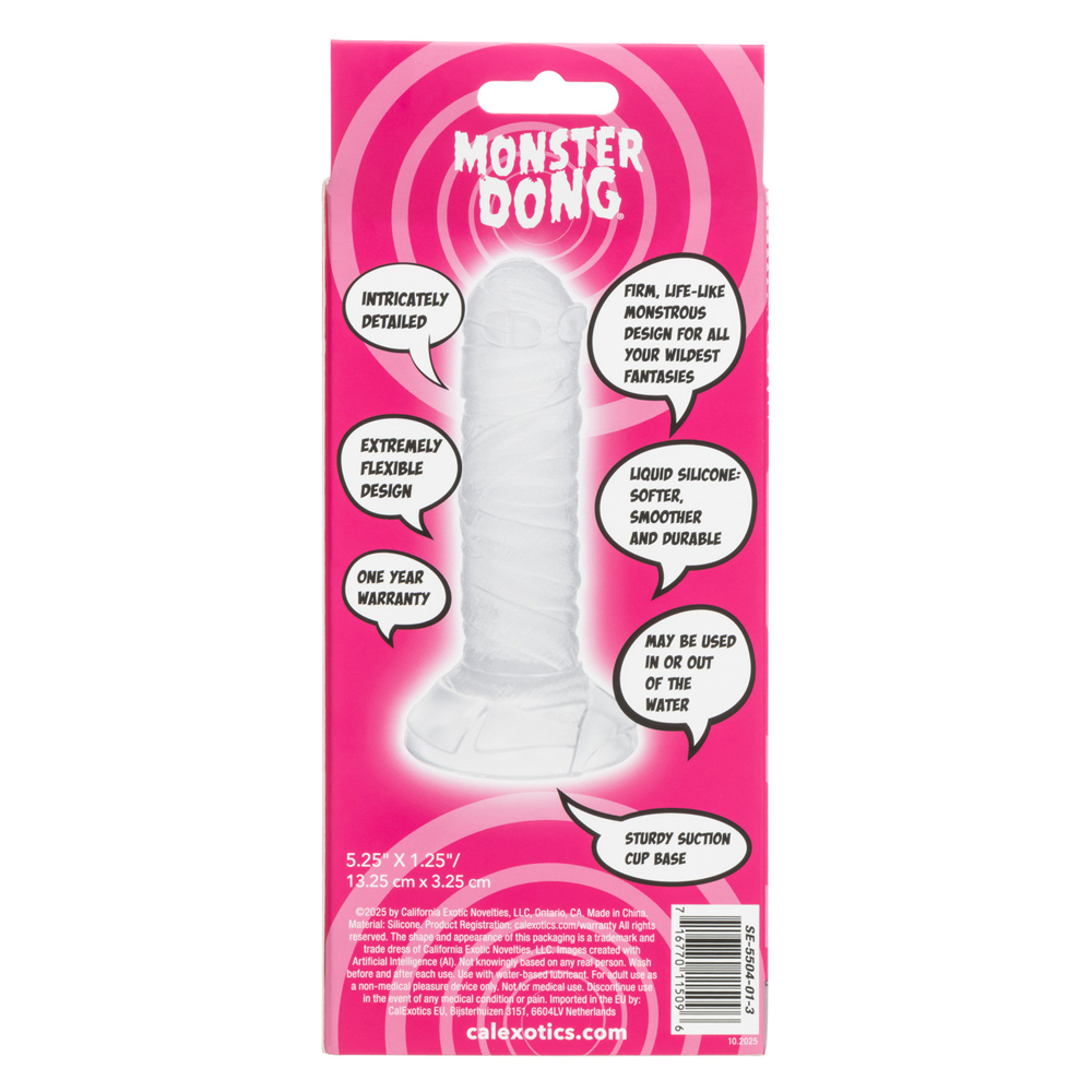 CalExotics - Monster Dong the Invisible Man - Clear - Dildos & Dongs