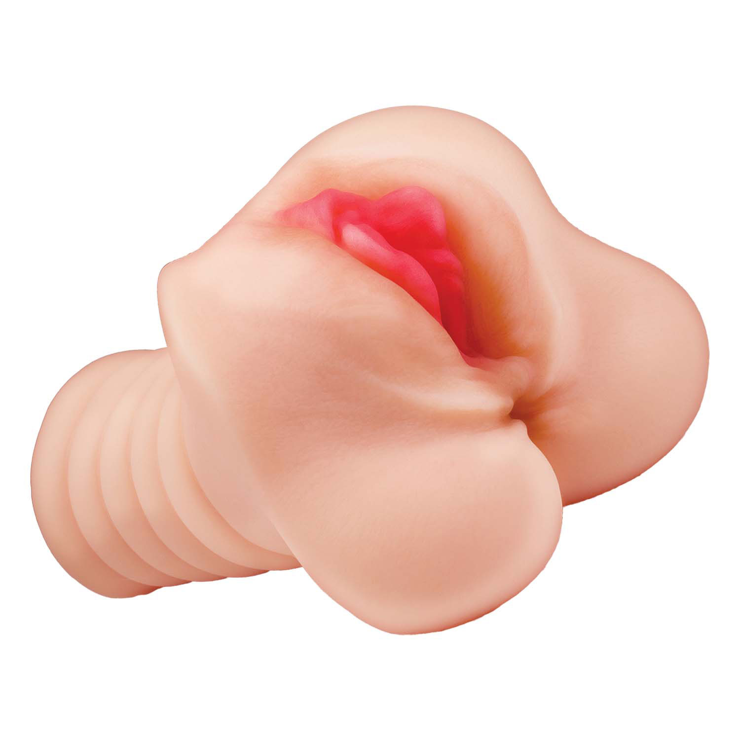 Nasstoys - Always Horny Masturbator Pussy and Ass Sophie - White - Masturbation Aids for Males - TPE/TPR/Elastomers