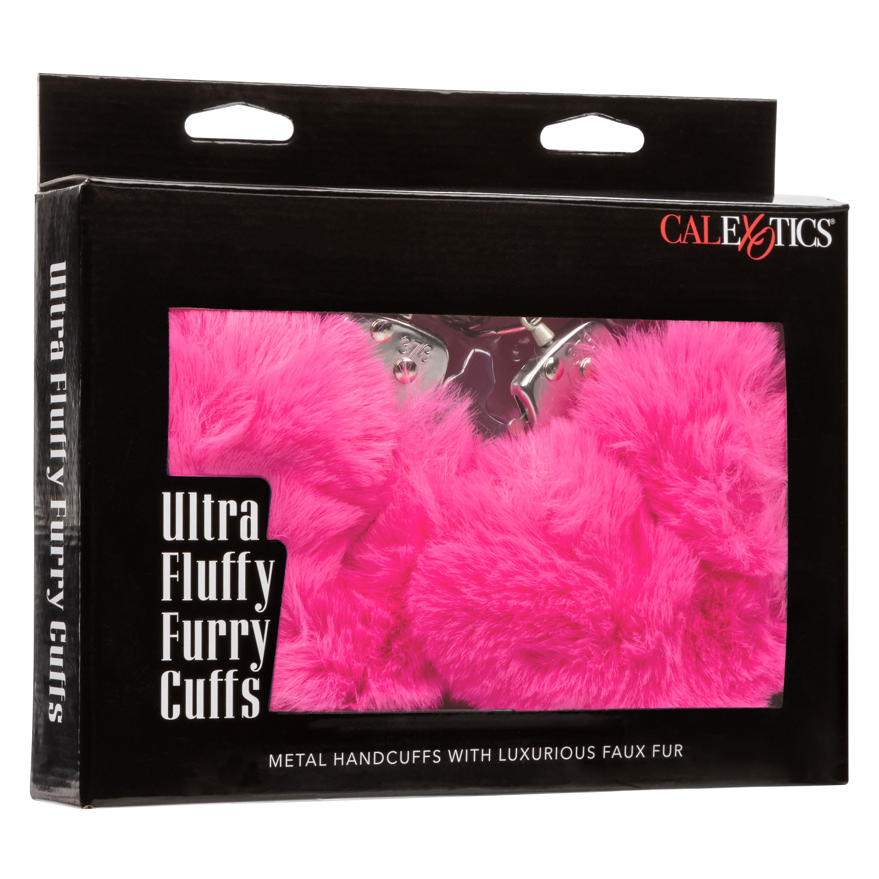 CalExotics - Ultra Fluffy Furry Cuffs - Pink - Bondage & Fetish Toys
