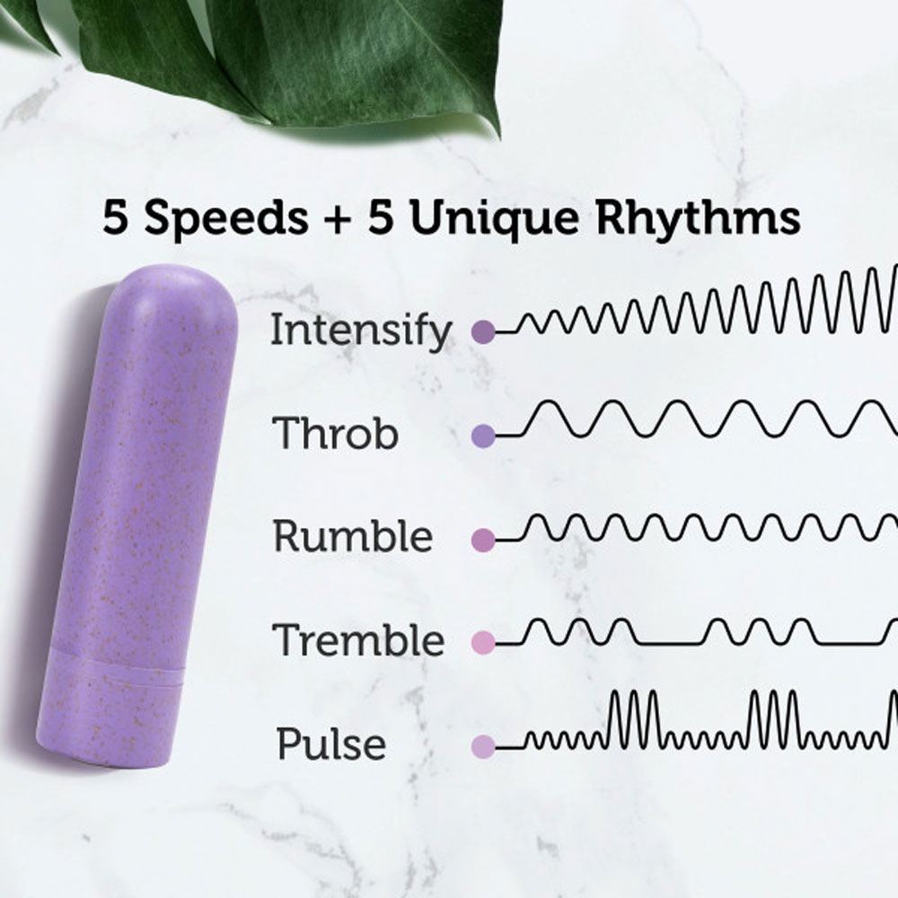 Blush - Gaia Eco Rechargeable Bullet Vibrator Lilac - Vibrators - PLA