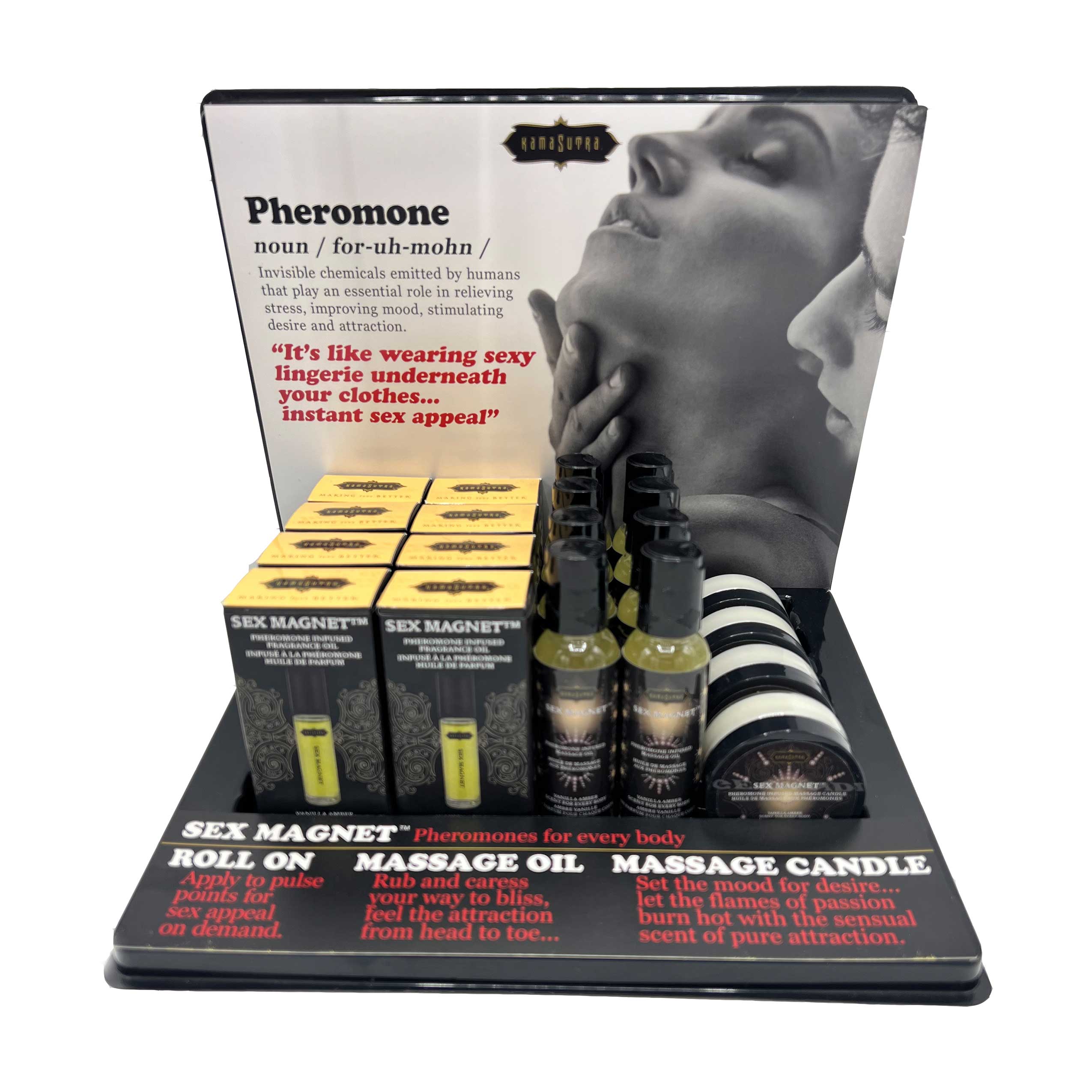 Kama Sutra - Sex Magnet Pheromone Prepack Display - Bath & Body