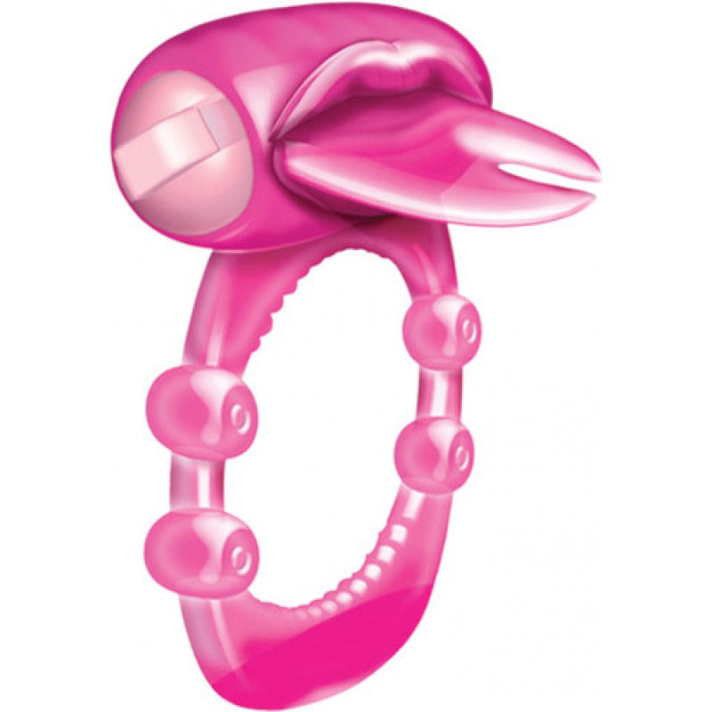 Hott Products - Xtreme Vibes Forked Tongue - Magenta - Clit Stimulators