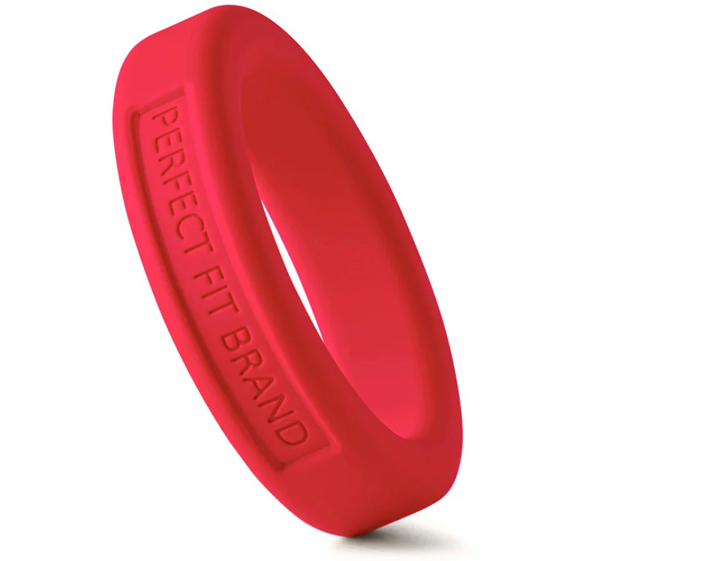 Perfect Fit - Hefty Ring 1.75 44mm Silicone - Red - Cockrings