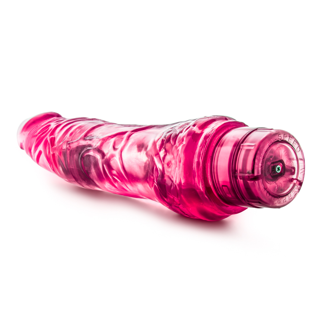 Blush - B Yours Vibe 7 Realistic 8.75 in. Vibrating Dildo Pink - Dildos - PVC