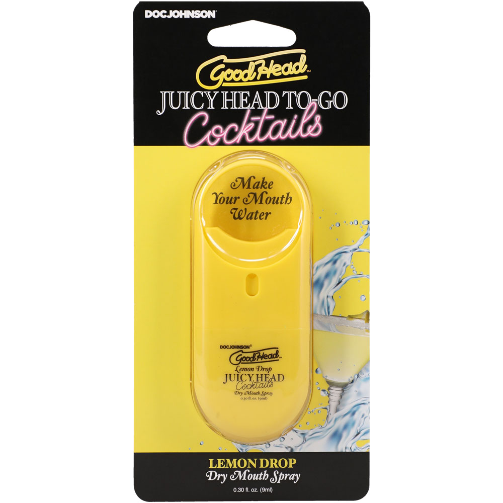 Doc Johnson - GoodHead Juicy Head Cocktails Dry Mouth Spray To-Go Lemon Drop - Supplements & Enhancers