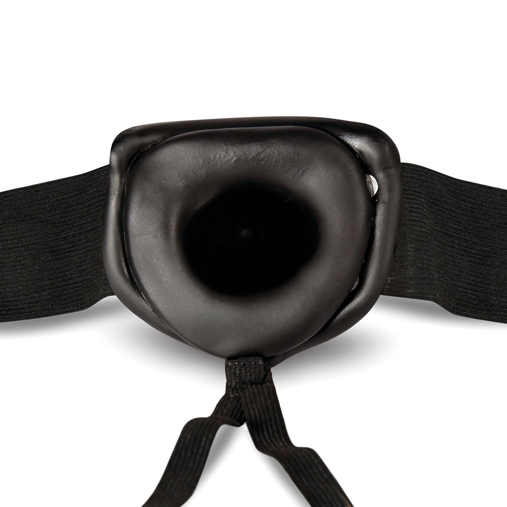 Blush Dr. Skin 6 in. Hollow Strap-On Black