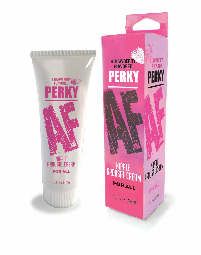 Little Genie - Perky Af Nipple Arousal Cream Strawberry 1.5oz - Lubricants, Creams & Glides