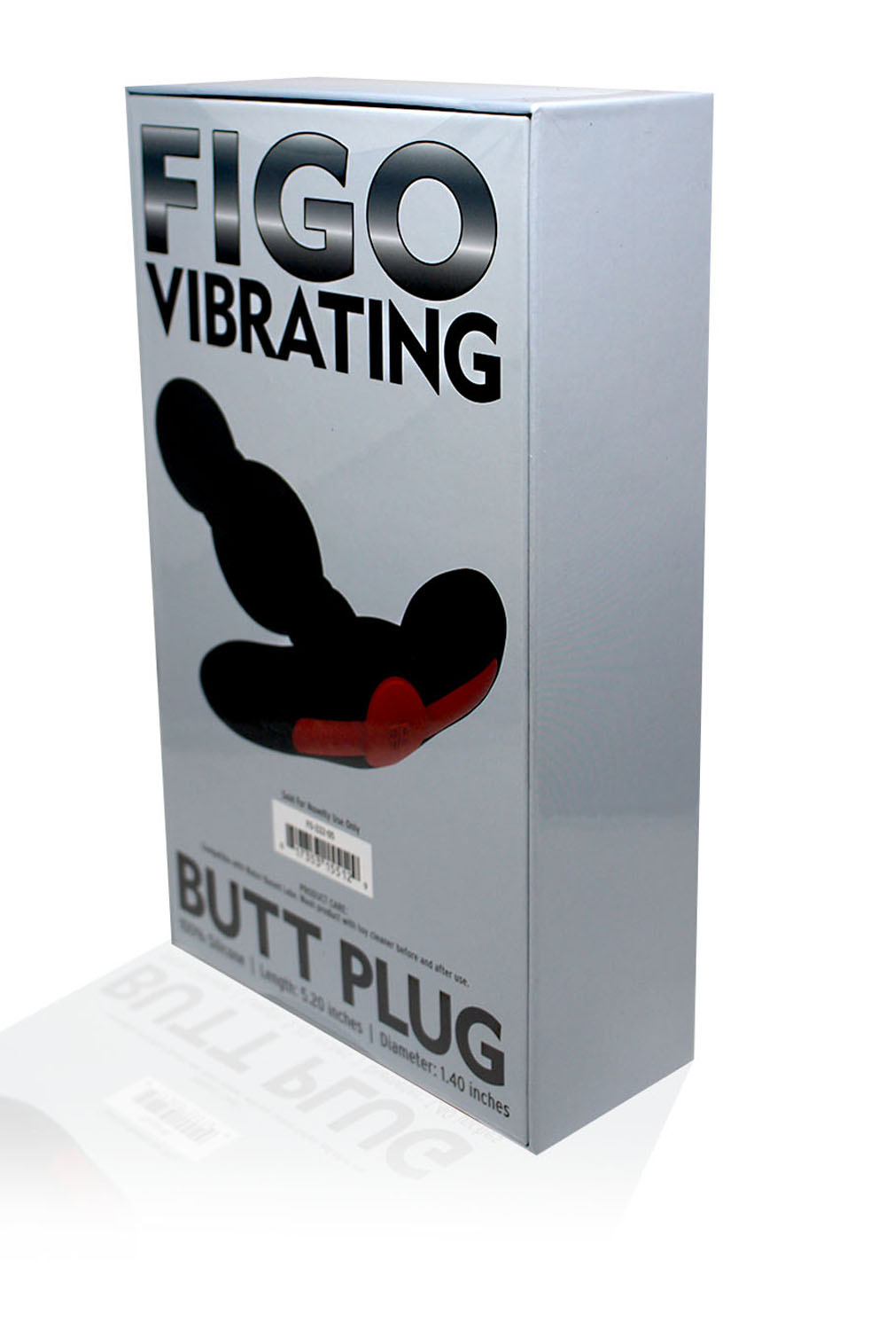 Forto Forto Vibrating Anal Plug Rechargeable Silicone Black