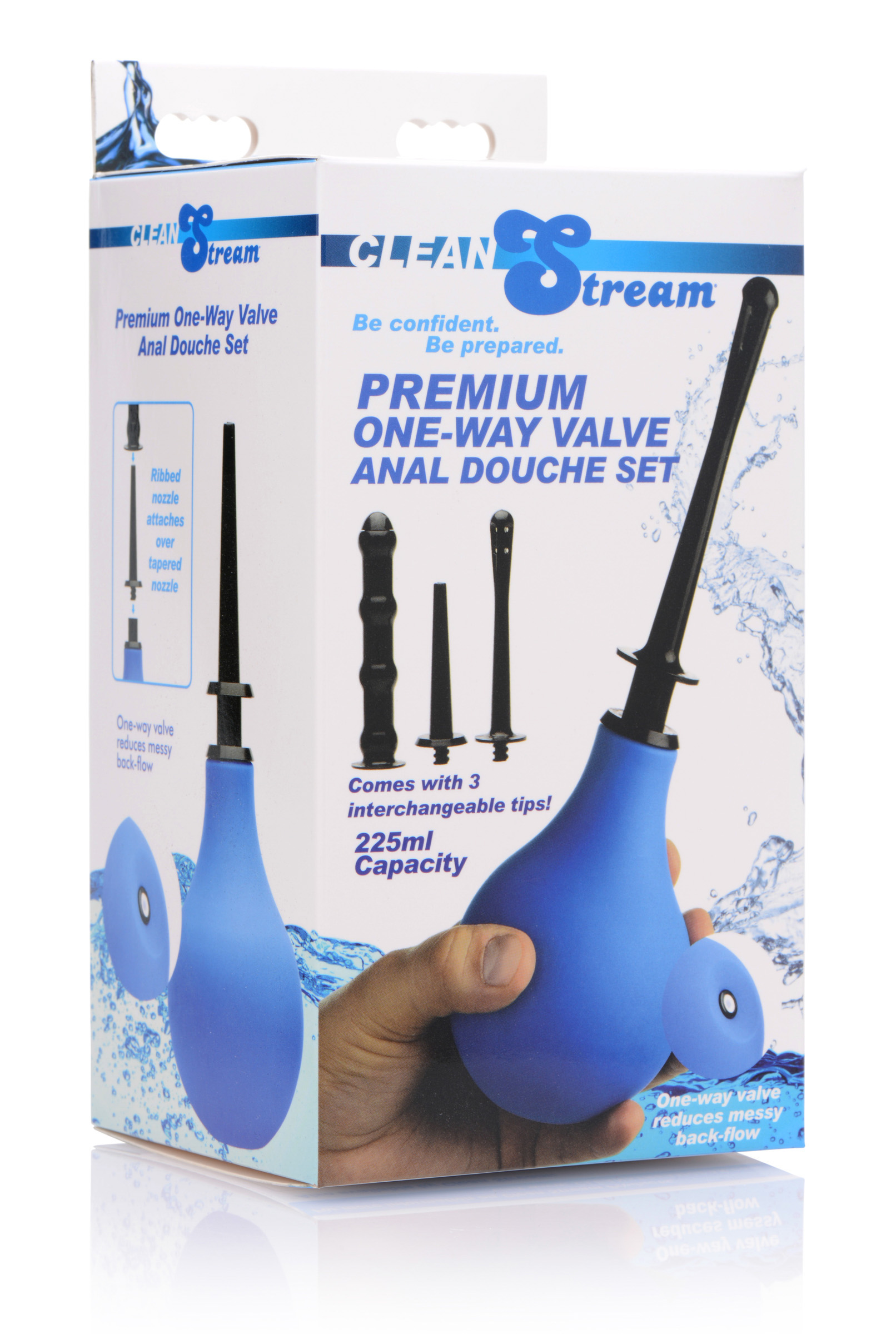 XR Brands - Premium One- Way Valve Anal Douche Set - Anal Toys & Stimulators