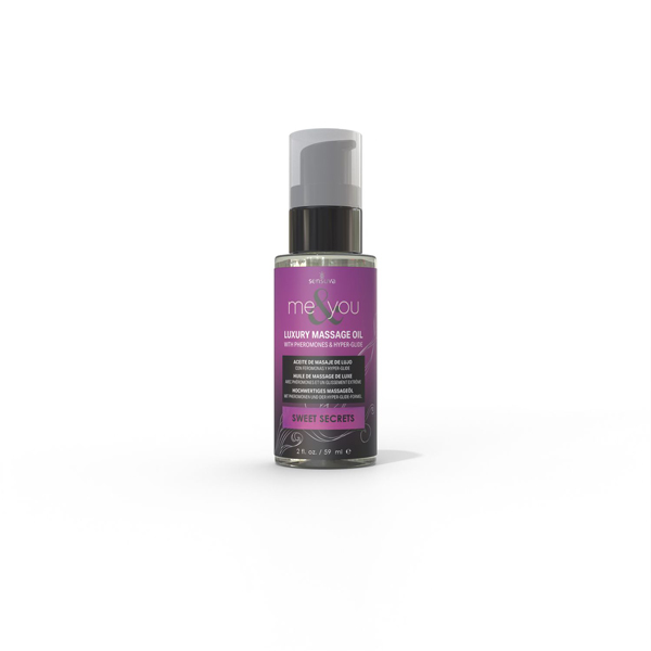 Sensuva - Me and You Massage Oil Sweet Secrets 2oz Pheromone Infused - Bath & Body