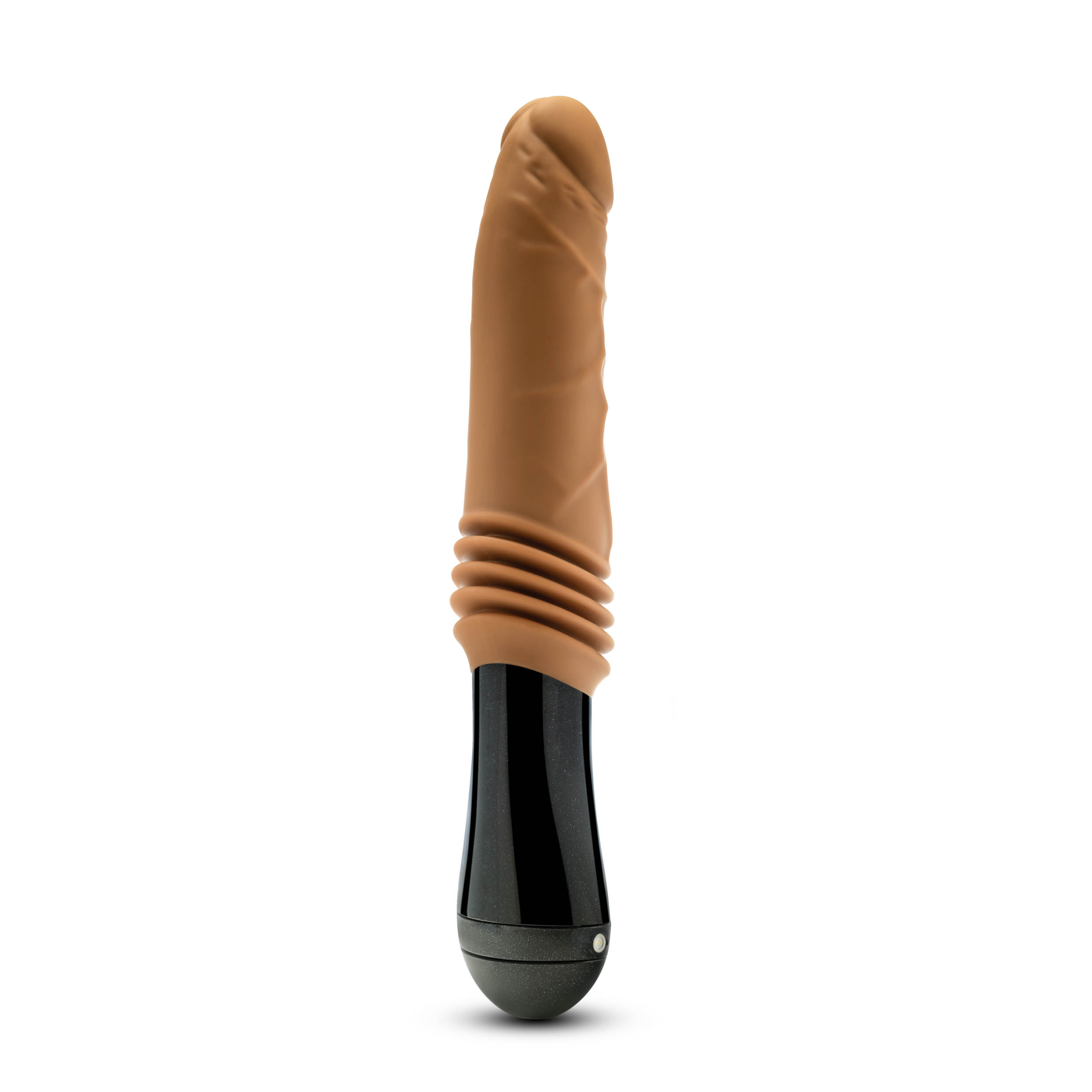 Blush - Dr. Skin Silicone - Dr. Arthur - Thrusting Gyrating Vibrating Dildo - Tan - Eco-Friendly