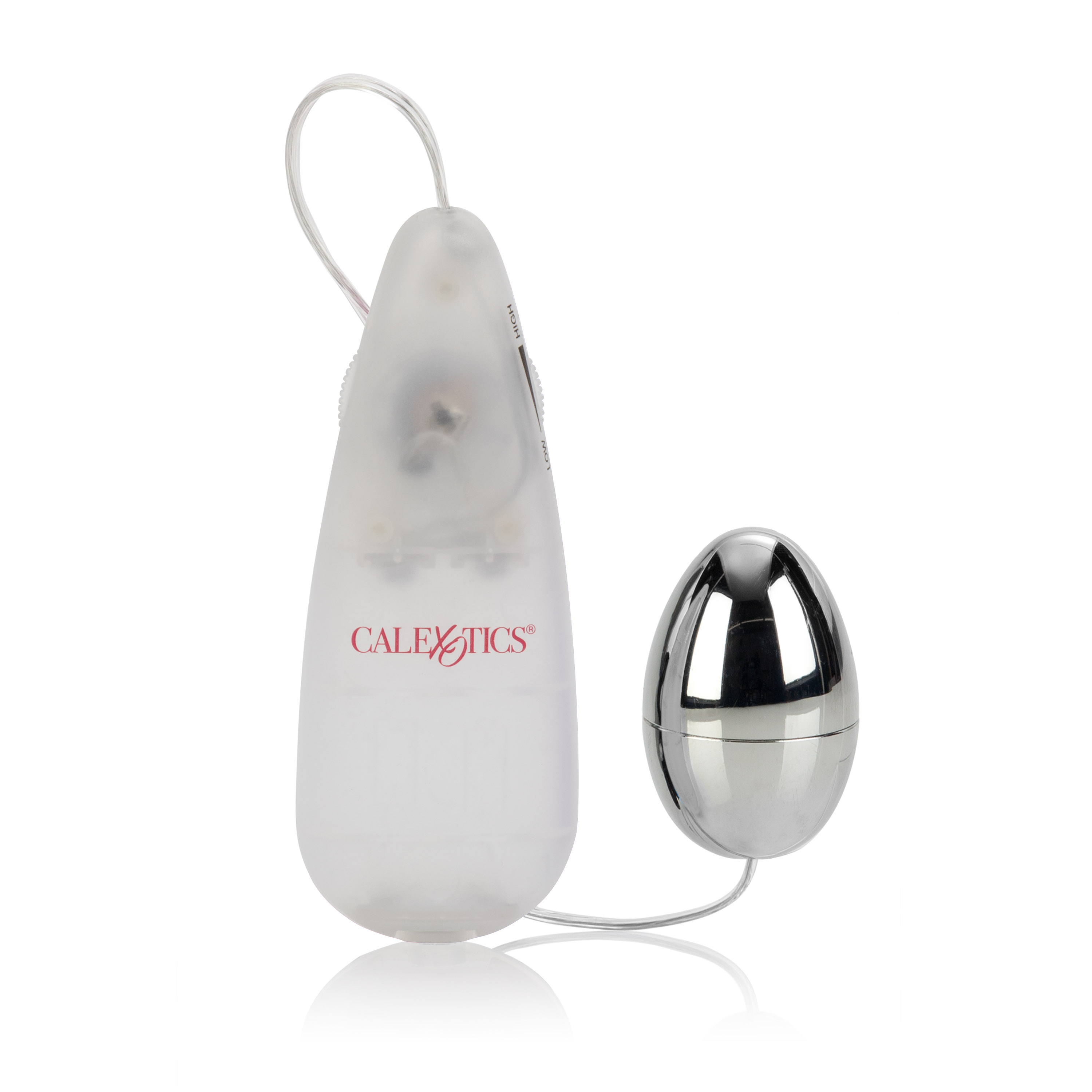 CalExotics - Pocket Exotics Vibrating Egg - Silver - Clit Stimulators