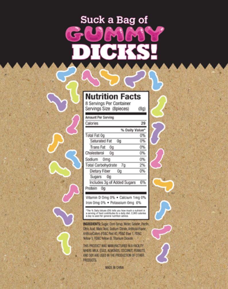 Little Genie - Suck a Bag of Gummy Dicks - Edible