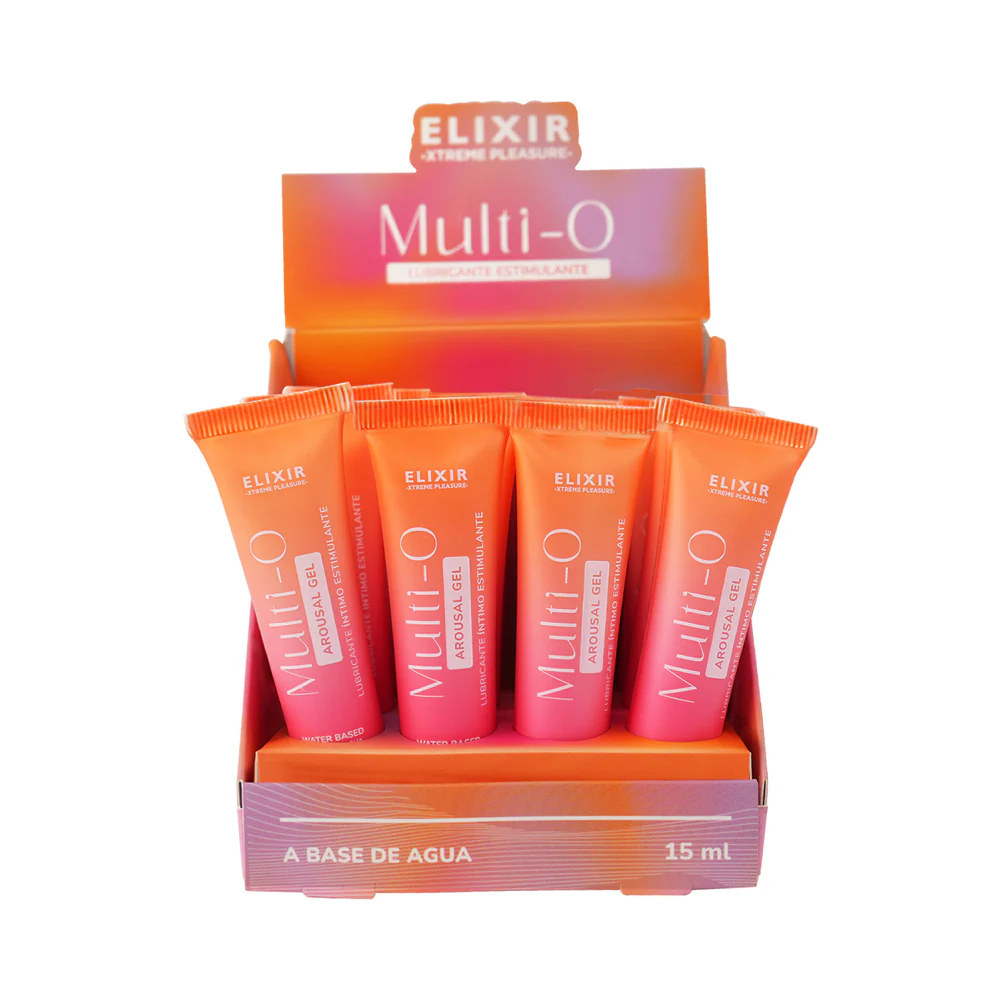 Camtoyz - Elixir Multi O Arousal Lubricant 15ml 0,5fl Oz - 12pc Display - Displays-Bowls & Wall Displays