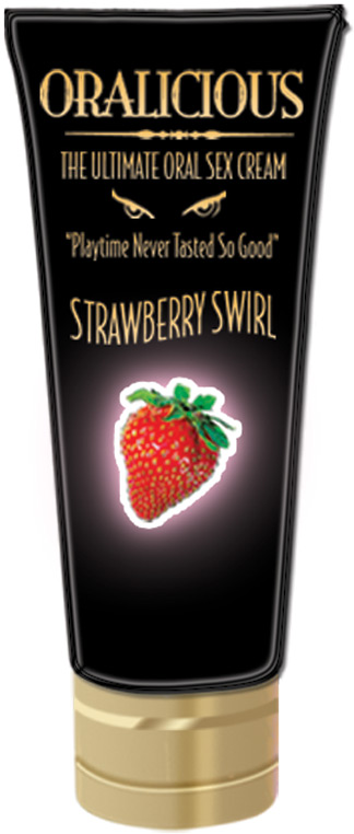 Hott Products - Oralicious - Strawberry Swirl - 2 Fl. Oz. - Edible