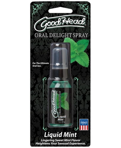 Doc Johnson - Good Head Oral Delight Spray 1 Oz - Liquid Mint - Edible