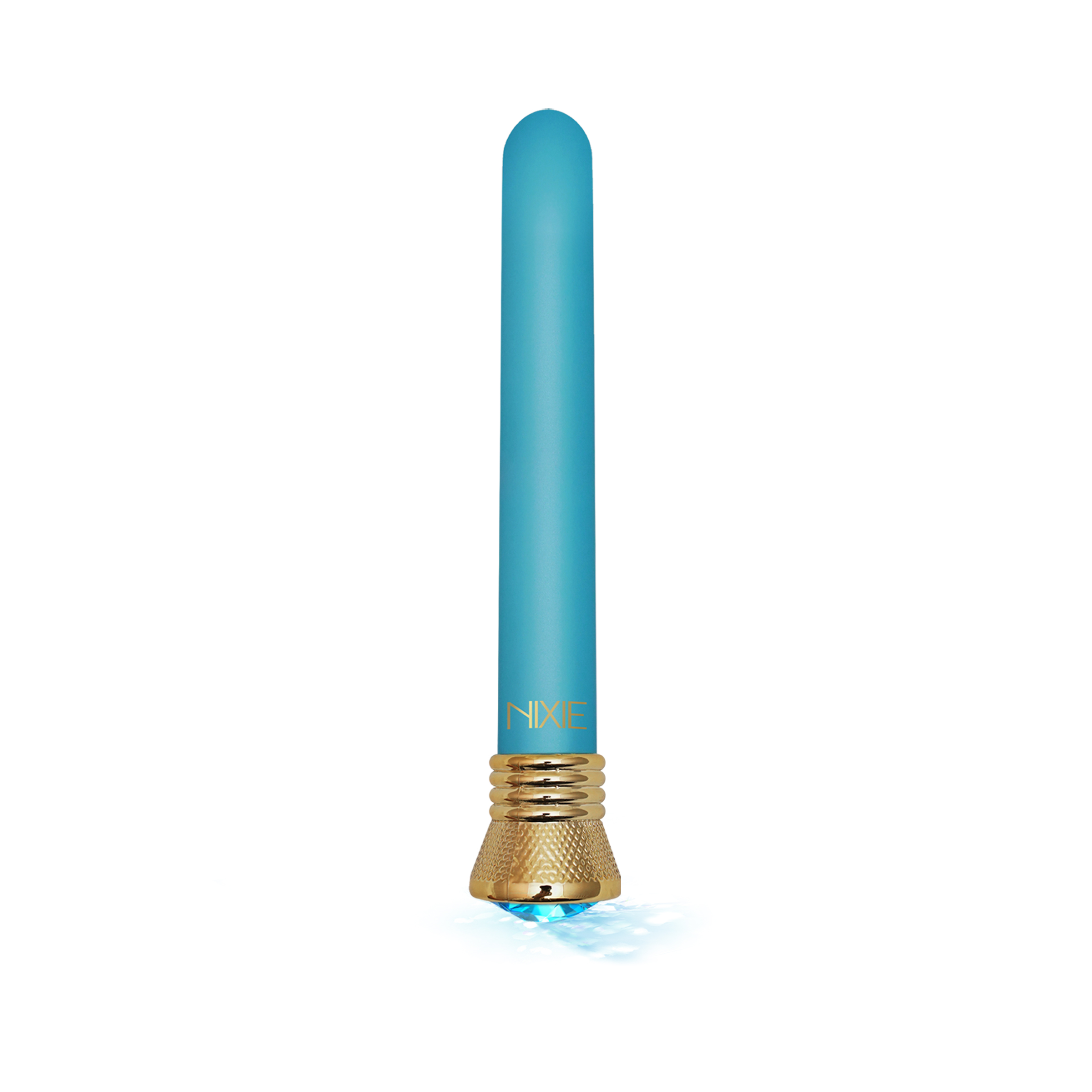 Global Novelties - Nixie Mystic Wave Satin Classic Vibe - Aquamarine - Vibrators - ABS