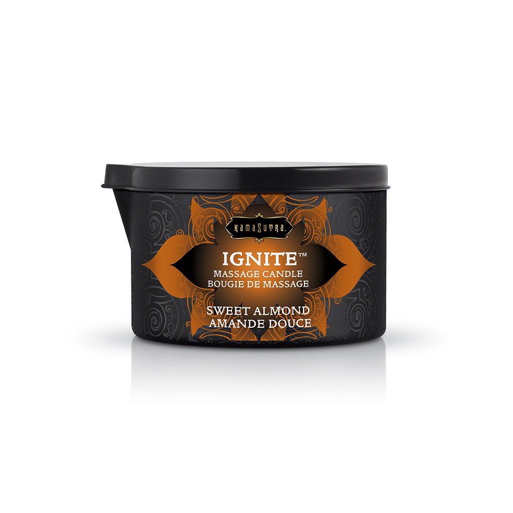 Kama Sutra - Ignite Sweet Almond Massage Candle - 6 Oz. - Bath & Body
