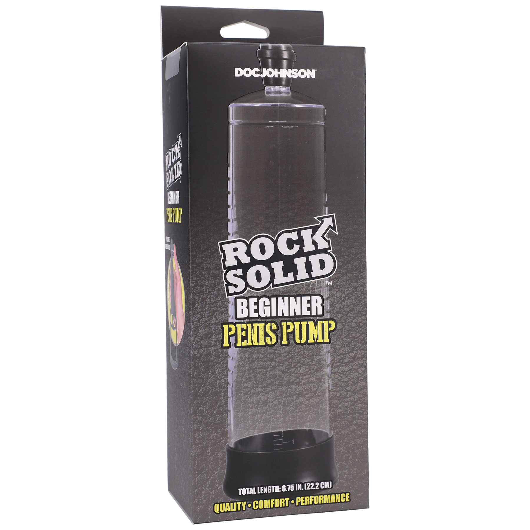 Doc Johnson - Rock Solid - Beginner Penis Pump - Black/clear - Masturbation Aids for Males