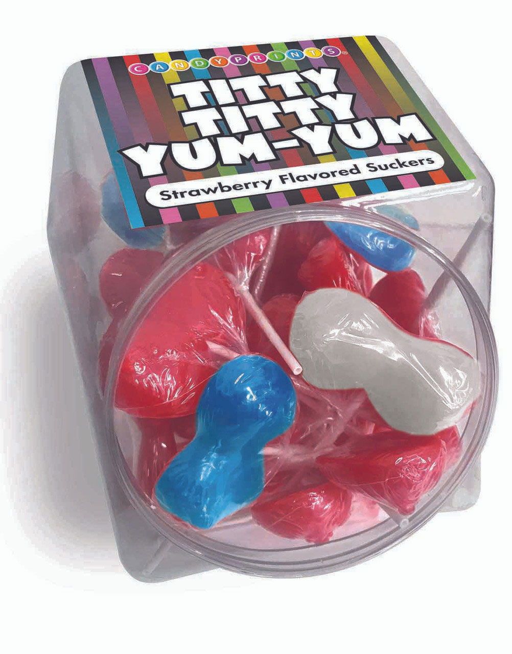 Little Genie - Titty Titty Yum Yum - 48 Count Bowl - Displays-Bowls & Wall Displays