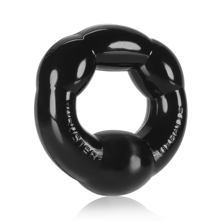 Oxballs - OxBalls Thruster Cockring, Black - Cockrings - TPE/TPR/Elastomers