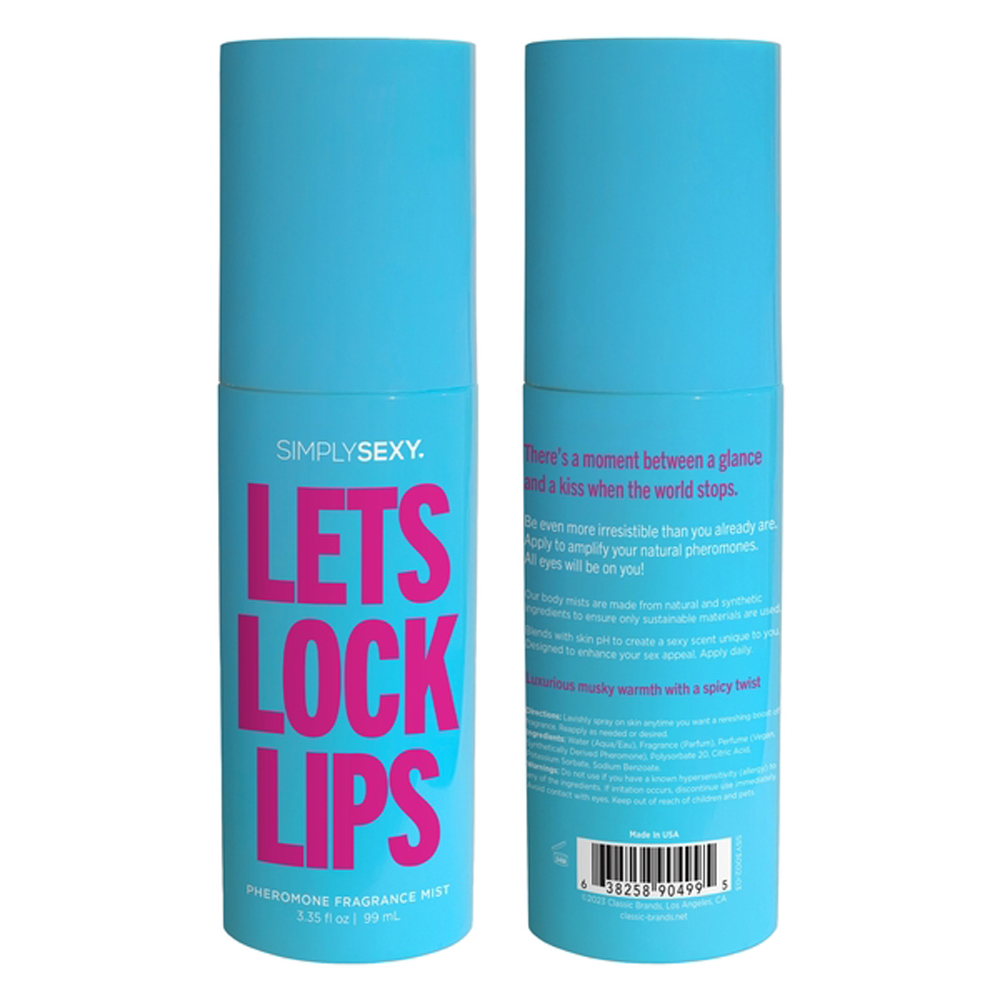 Classic Brands - Lets Lock Lips - Pheromone Fragrance Mists 3.35 Oz - Bath & Body