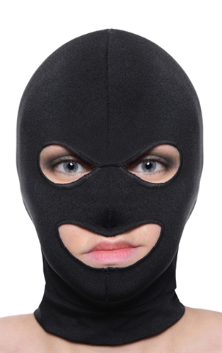 XR Brands - Masters Spandex Hood With Eye and Mouth Holes - Bondage & Fetish Toys
