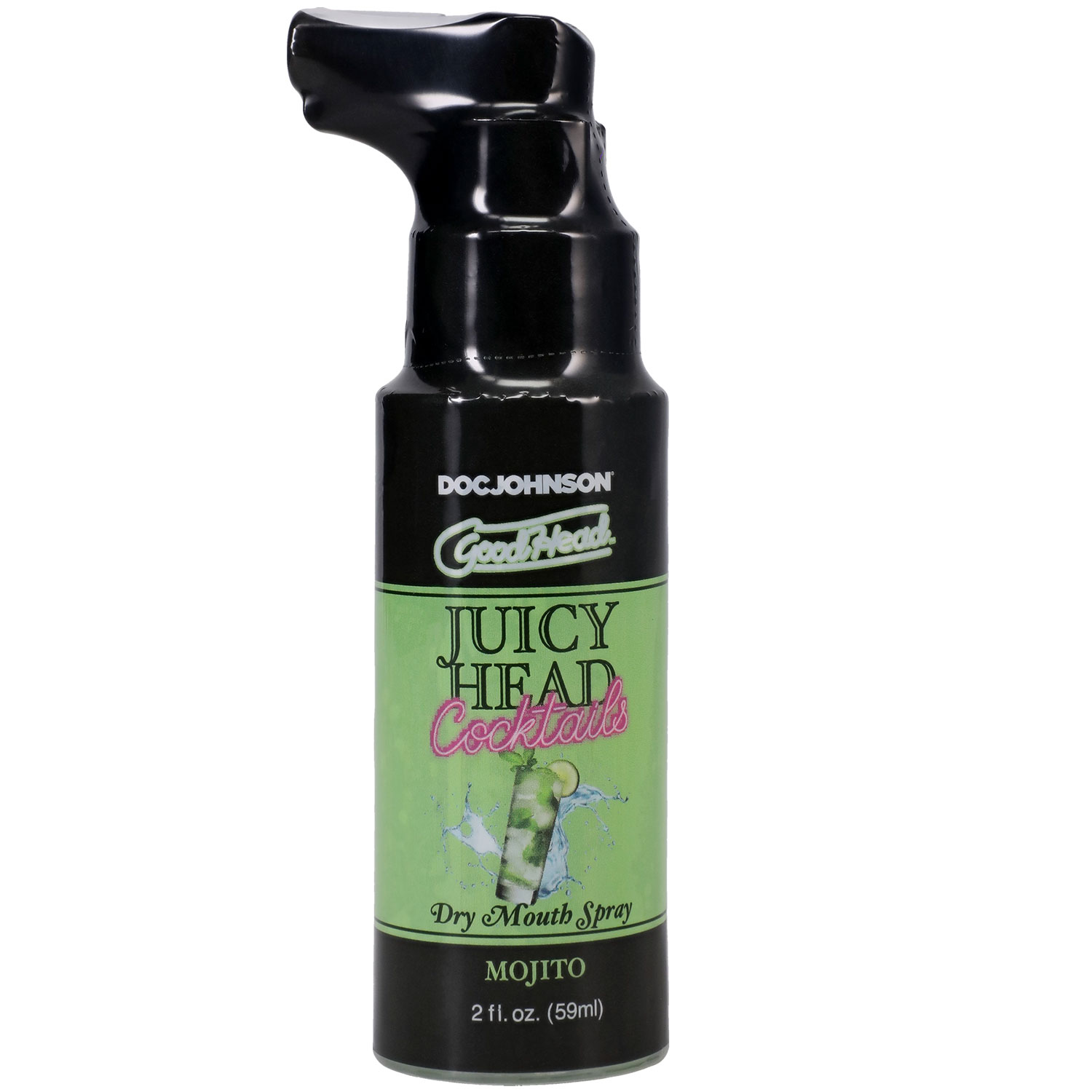 Doc Johnson - Goodhead - Juicy Head - Cocktails Dry Mouth Spray Mojito - 2oz - Lubricants, Creams & Glides