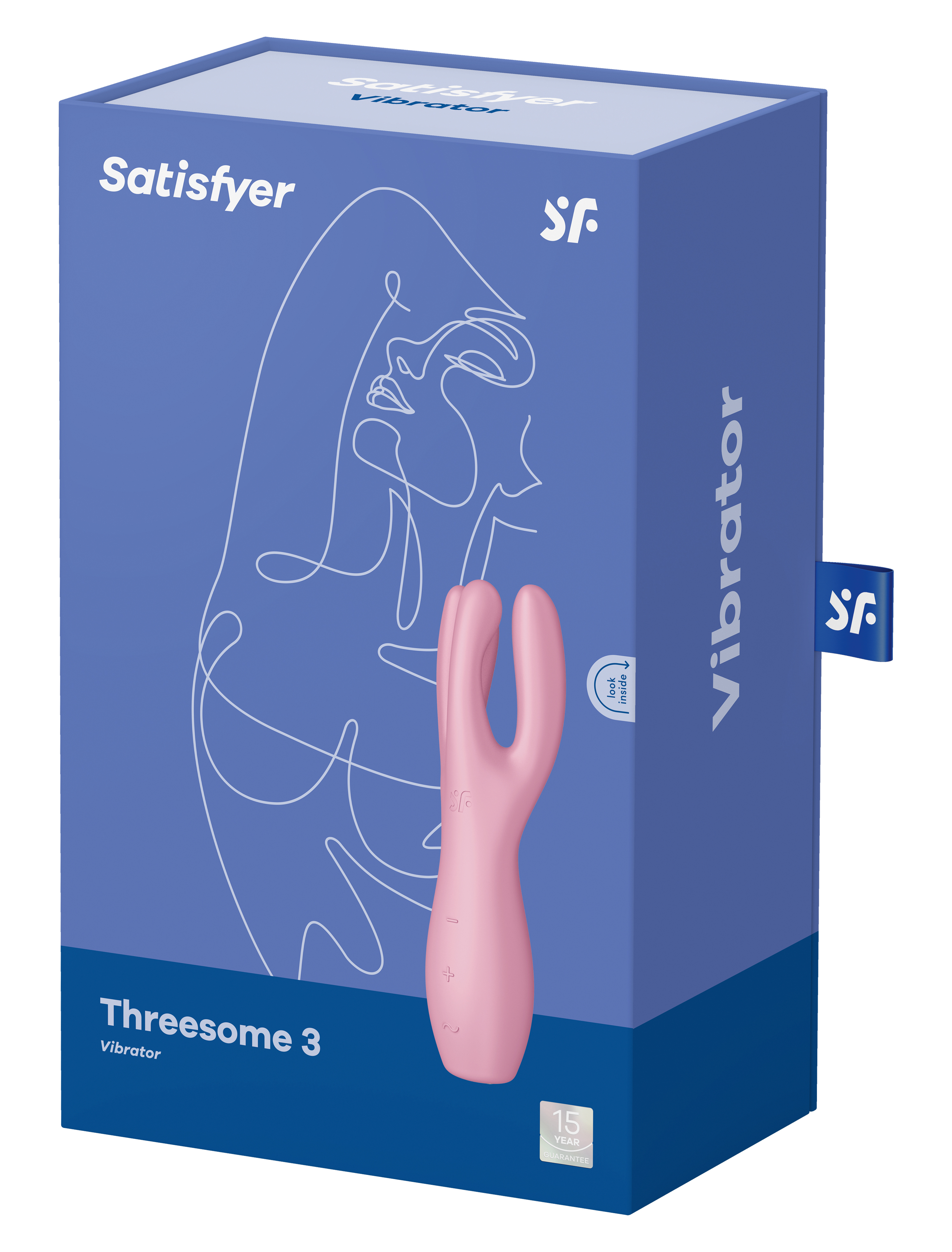 Satisfyer - Threesome 3 Vibrator - Pink - Clit Stimulators