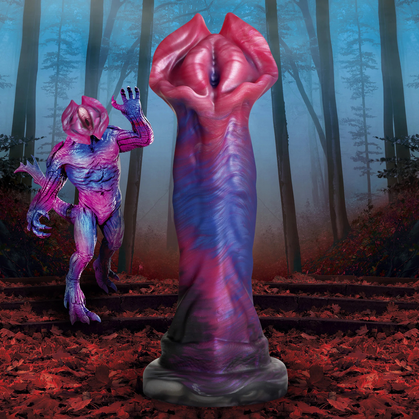 XR Brands - Creature Cocks Demogorgon Silicone Dildo - Dildos - Silicone
