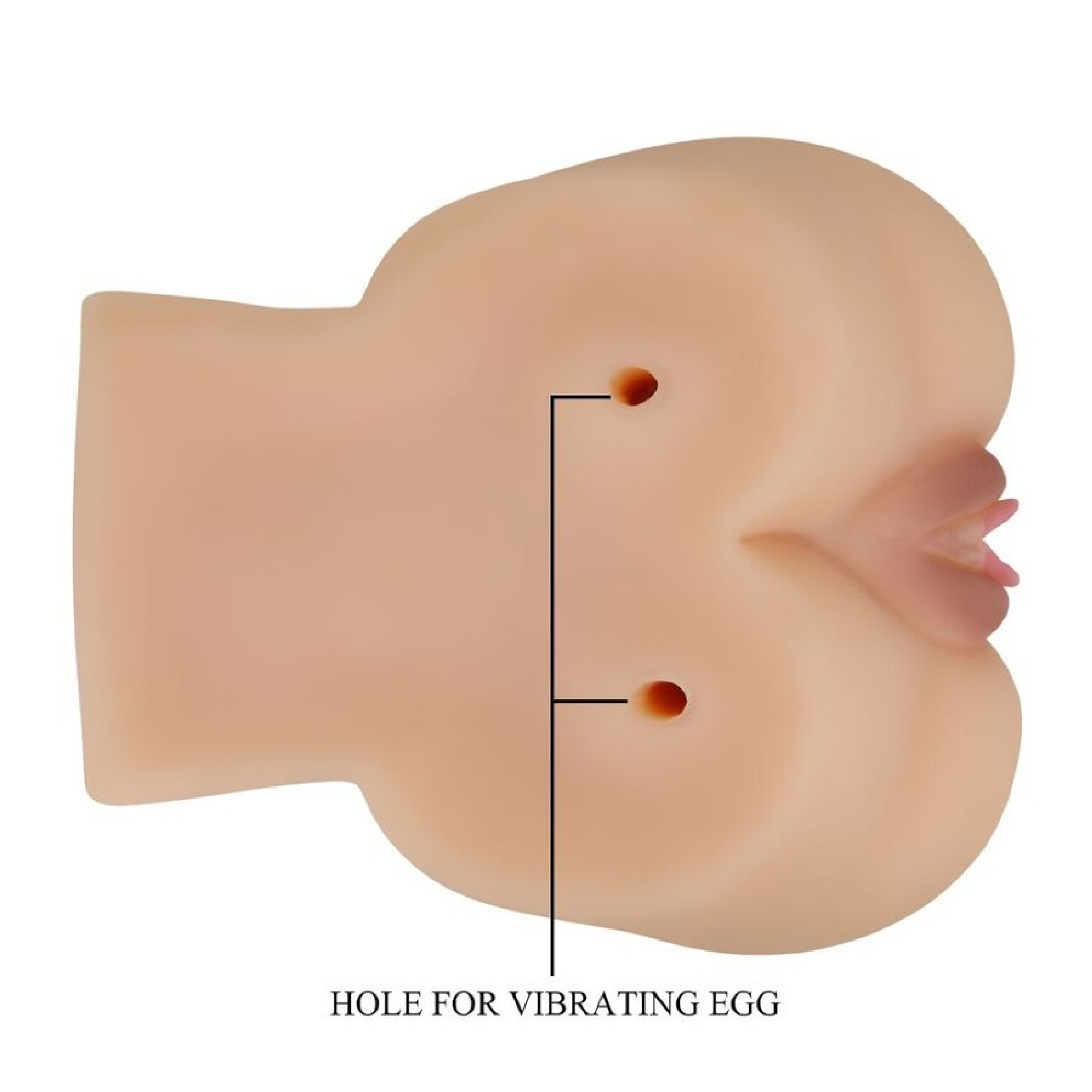 Pretty Love - Kylie Realistic Vagina and Ass Vibrator - Light - Masturbation Aids for Males