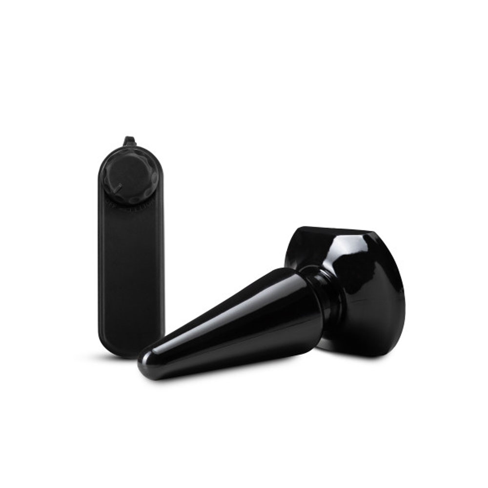 Blush - Anal Adventures - Basic Vibrating Anal Pleaser - Black - Anal Toys & Stimulators