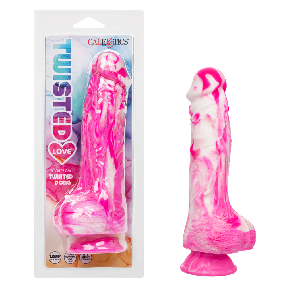 CalExotics - Twisted Love - Twisted Dong - Pink - Dildos & Dongs