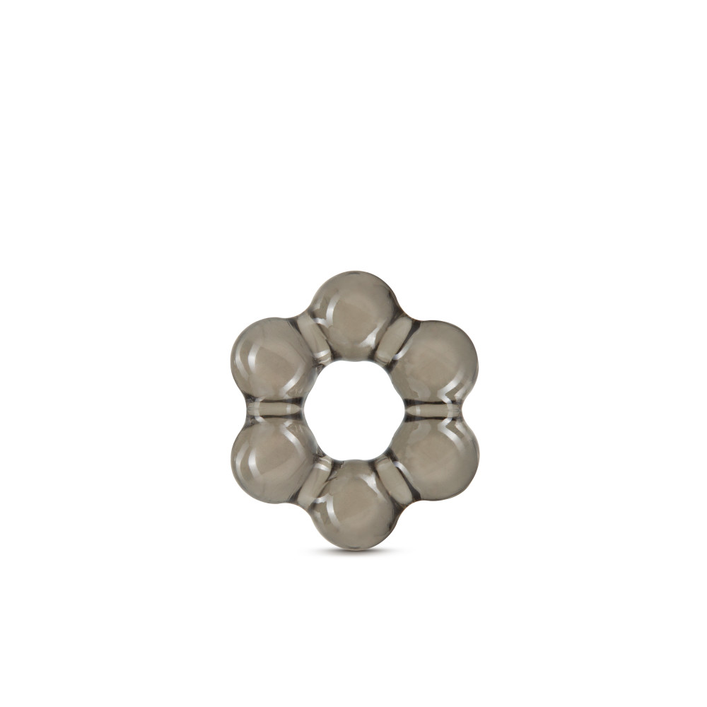Blush - Stay Hard Thick Bead Cockring Black - Cockrings - TPE/TPR/Elastomers