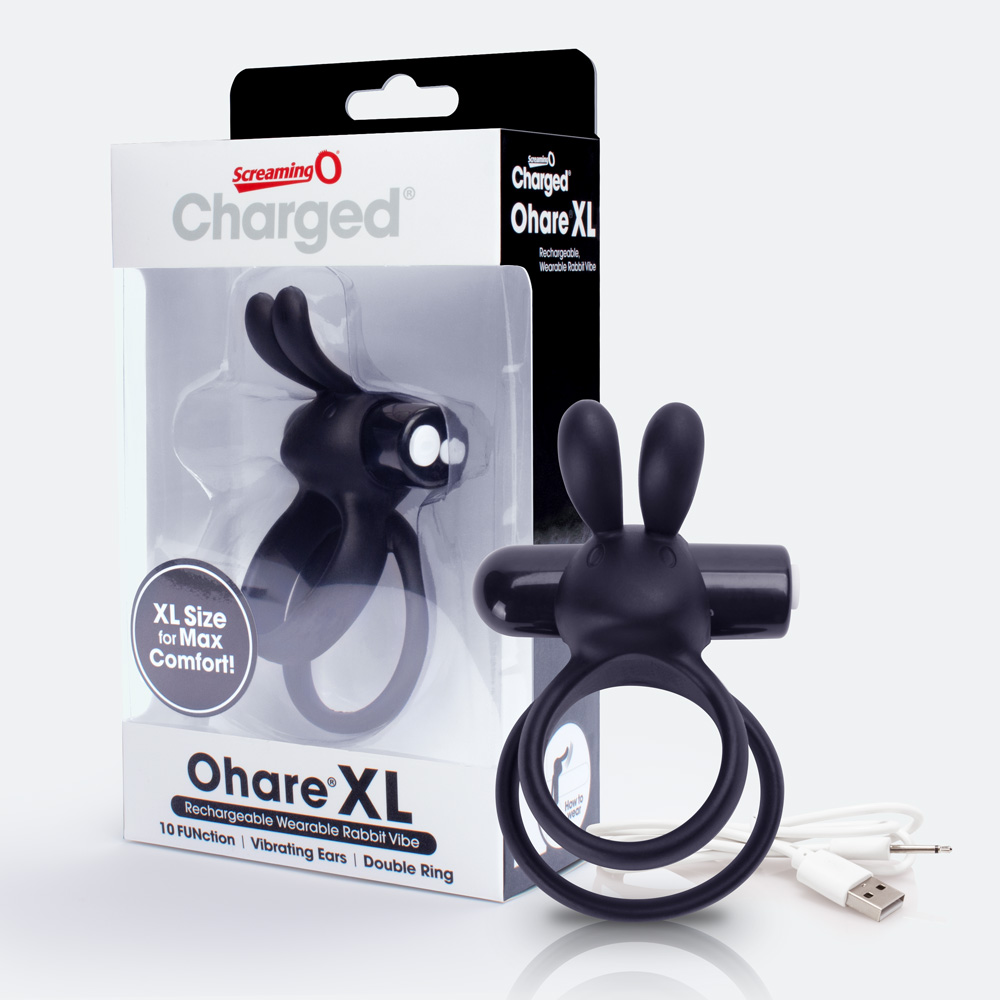 Screaming O - Screaming O Charged Ohare XL - Black - Vibrators - Silicone