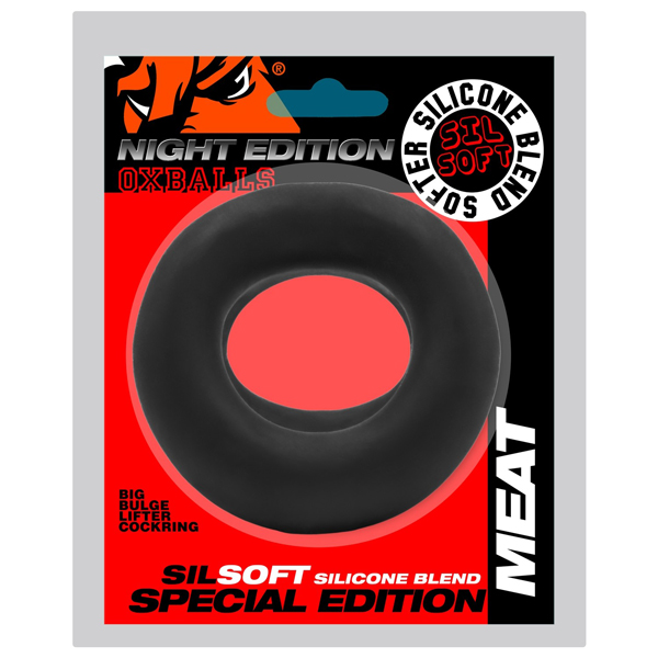 Oxballs - Oxballs Meat Big Bulge Lifter Cockring Special Edition Night - Cockrings - Silicone
