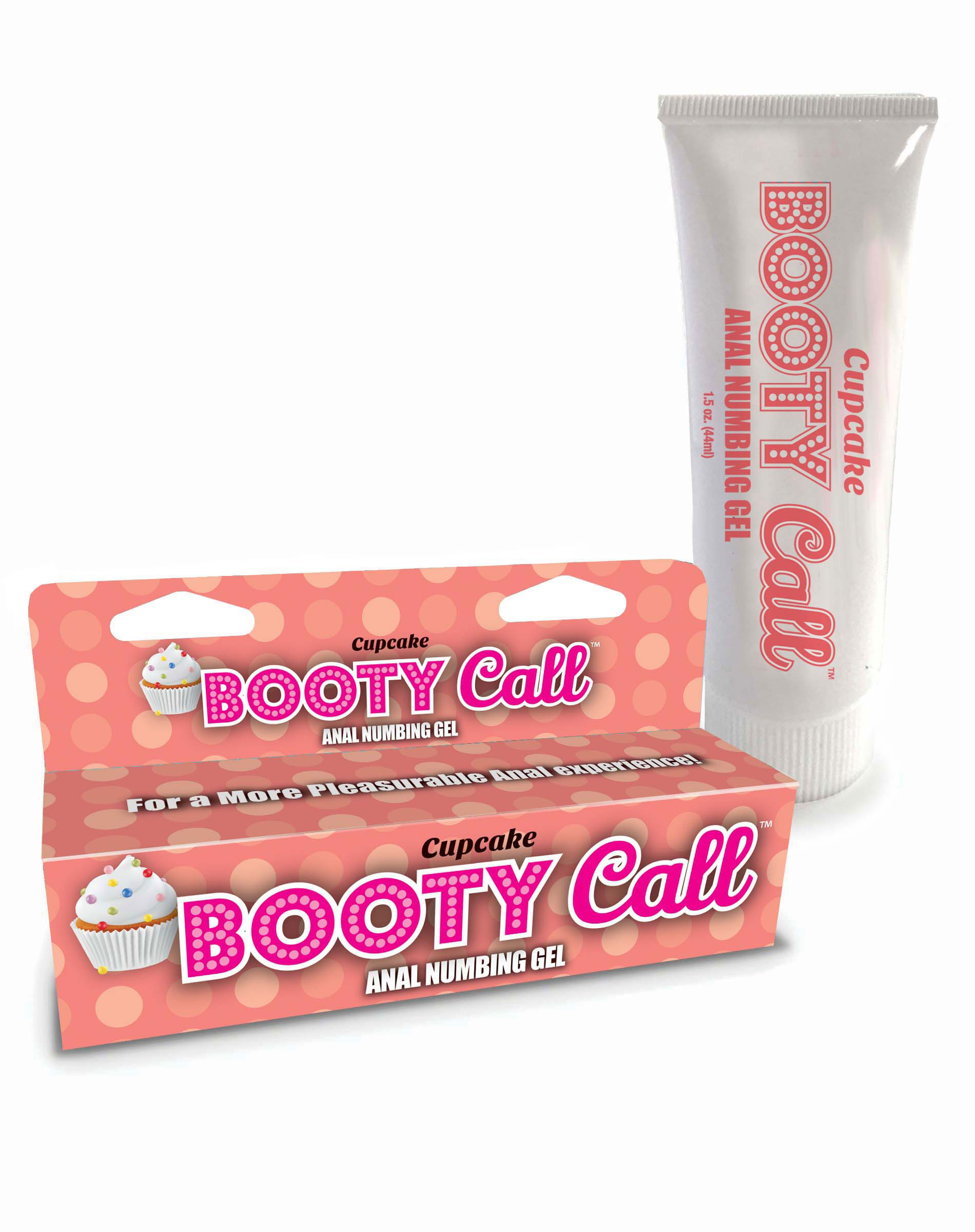 Little Genie - Booty Call - Anal Numbing Gel 1.5 Oz - Cupcake - Lubricants, Creams & Glides