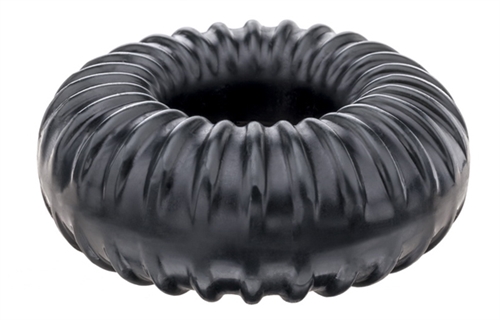 Perfect Fit - Ribbed Ring - Black - Cockrings - TPE/TPR/Elastomers