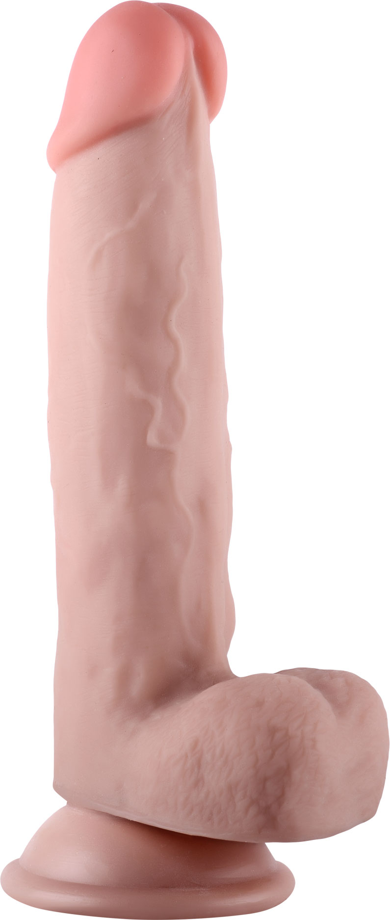 Viben - Real Skin 7.5" Dual Layer Dildo - Beige - Dildos