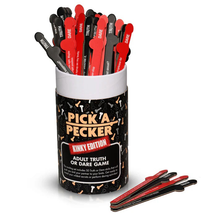 XR Brands - Pick a Pecker Adult Truth or Dare Kinky Edition - Bachelor & Bachelorette Items