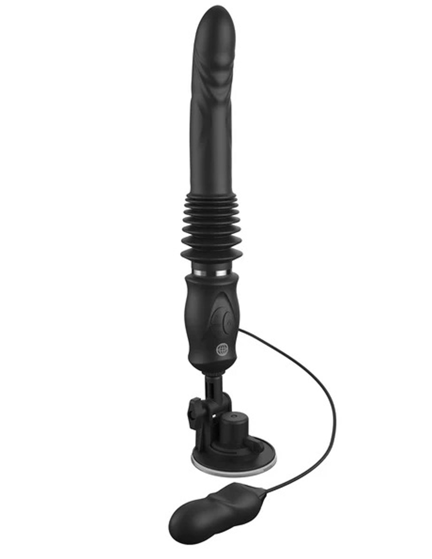 Pipedream - Fetish Fantasy Series Ultimate Silicone Thruster - Black - Vibrators - ABS