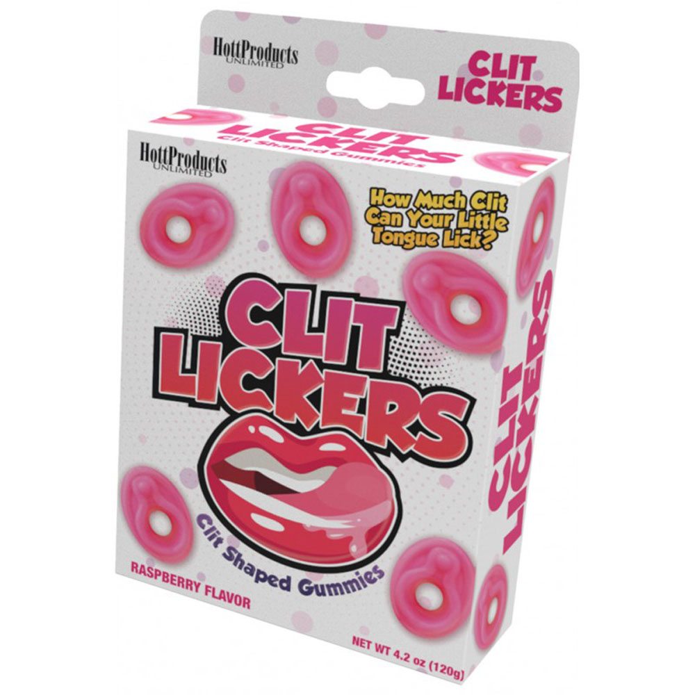 Hott Products - Clit Lickers Gummies Raspberry Flavors 4.2oz - Candy
