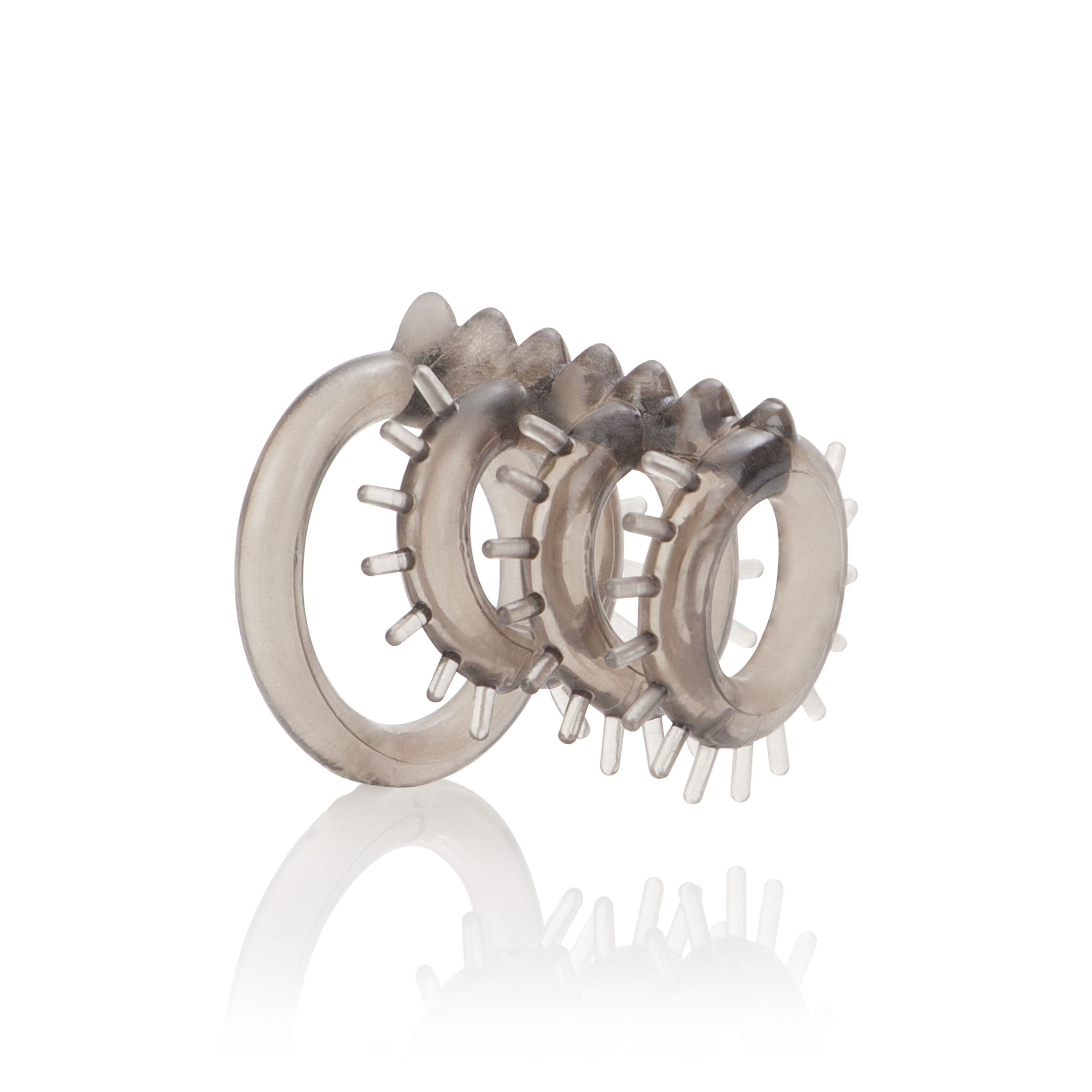 CalExotics - Dr. Joel Kaplan Support Master Triple Ticklers - Smoke - Cockrings
